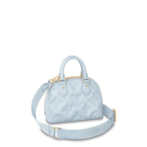 Louis Vuitton Alma BB Bubblegram Leather Blue Glacier - Women - Handbags M59822