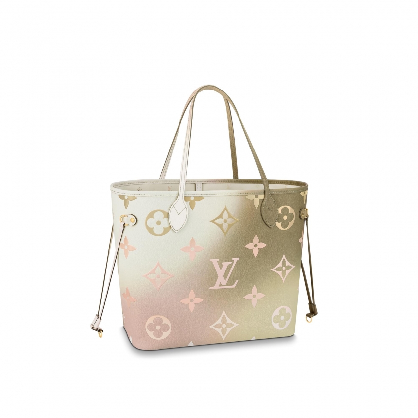Louis Vuitton Neverfull MM Autres Toiles Monogram Sunset Kaki - Women - Handbags M59859