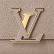 Louis Vuitton Capucines Wallet Taurillon Leather in Beige - Women - Small Leather Goods M61249