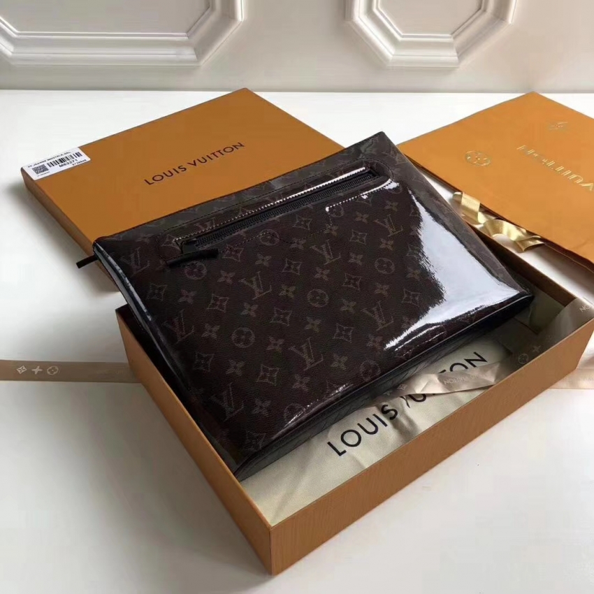 Louis Vuitton Monogram Glaze Pochette Cosmos Clutch M63271