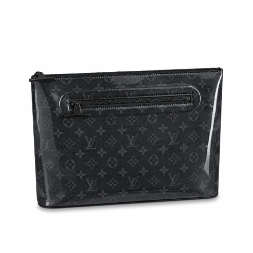 Louis Vuitton Monogram Eclipse Glaze Pochette Cosmos Clutch M63373 Louis Vuitton Monogram Eclipse Glaze Pochette Cosmos Clutch M63373