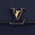 Louis Vuitton Capucines Compact Wallet Taurillon Leather in Blue - Women - Small Leather Goods M63741