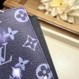 Louis Vuitton Monogram Galaxy Coated Canvas Brazza Wallet M63871