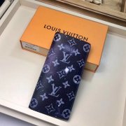 Louis Vuitton Monogram Galaxy Coated Canvas Brazza Wallet M63871