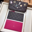 Louis Vuitton Monogram Canvas Love Lock Pochette Felicie M63999