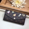 Louis Vuitton Monogram Love Lock Sarah Wallet M64117 Pivoine Pink