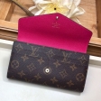 Louis Vuitton Monogram Love Lock Sarah Wallet M64117 Pivoine Pink
