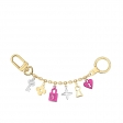 Louis Vuitton Love Lock Heart and Keys chain bag charm and key holder M67437