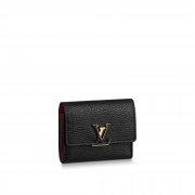 Louis Vuitton Capucines XS Wallet Taurillon Leather in Black - Women - Small Leather Goods M68587