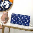 Louis Vuitton Monogram Giant Canvas LV Escale Iconic Zippy Wallet M68841 Bleu