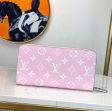 Louis Vuitton Monogram Giant Canvas LV Escale Iconic Zippy Wallet M69110 Pastel Pink