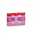 Louis Vuitton Monogram Giant Canvas LV Escale Card Holder M69115 Red