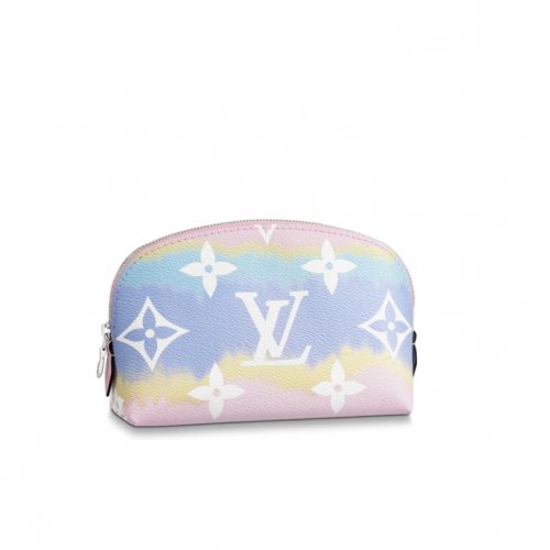 Louis Vuitton Monogram Giant Canvas LV Escale Pochette Cosmetique M69139 Pastel Pink