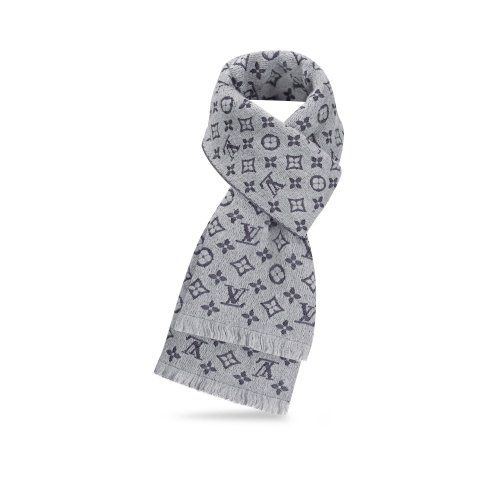 Louis Vuitton Monogram Classic Scarf - Men - Accessories M70932 Light grey