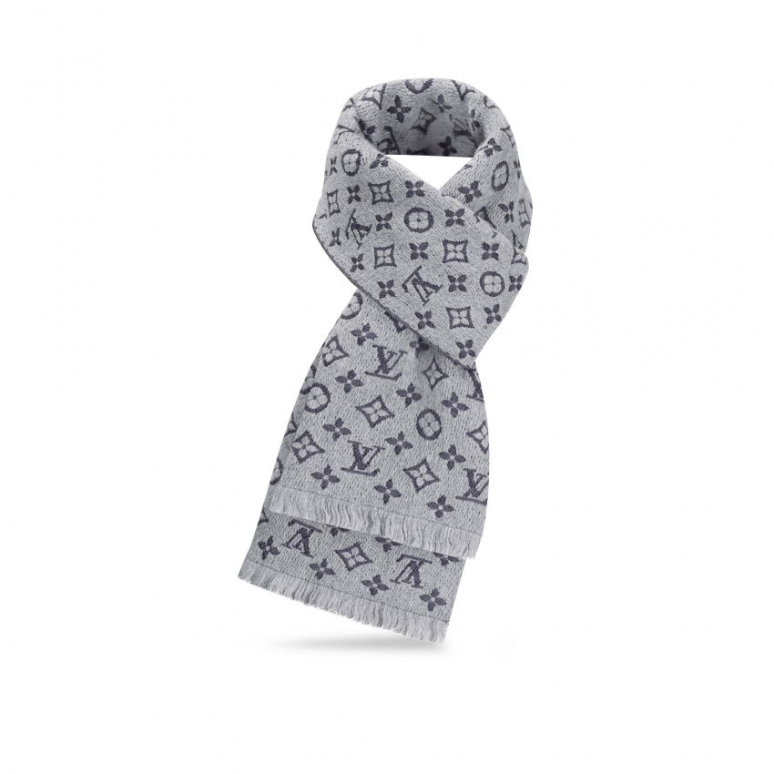 Louis Vuitton Monogram Classic Scarf - Men - Accessories M70932 Light grey