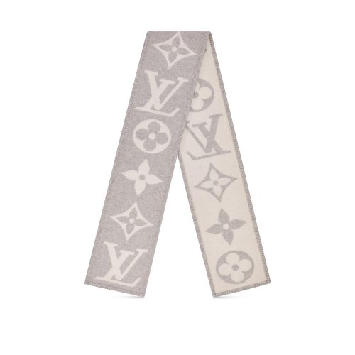 Louis Vuitton Sweet Dreams Scarf - New - Holiday M77380 Grey
