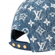 Louis Vuitton Monogram Jacquard Denim Cap in Blue - Women - Accessories M77437