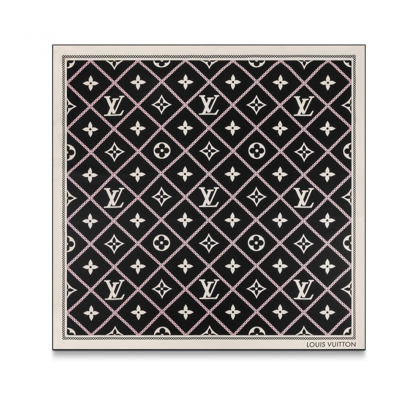 Louis Vuitton Croisillon Square in Black - Women Accessories M77456