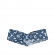 Louis Vuitton Monogram Jacquard Denim Bandeau in Blue - Women - Accessories M77470
