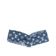 Louis Vuitton Monogram Jacquard Denim Bandeau in Blue - Women - Accessories M77470