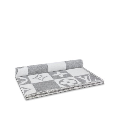 Louis Vuitton LV Checkmate Blanket - Art of Living - Sports and Lifestyle M77860 Grey