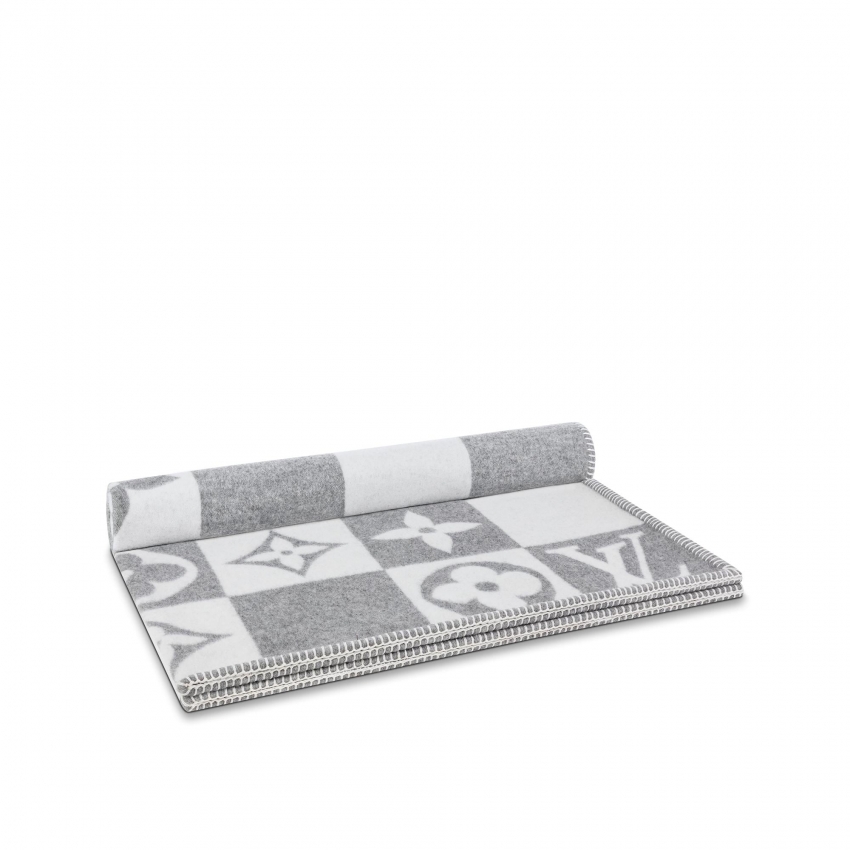 Louis Vuitton LV Checkmate Blanket - Art of Living - Sports and Lifestyle M77860 Grey