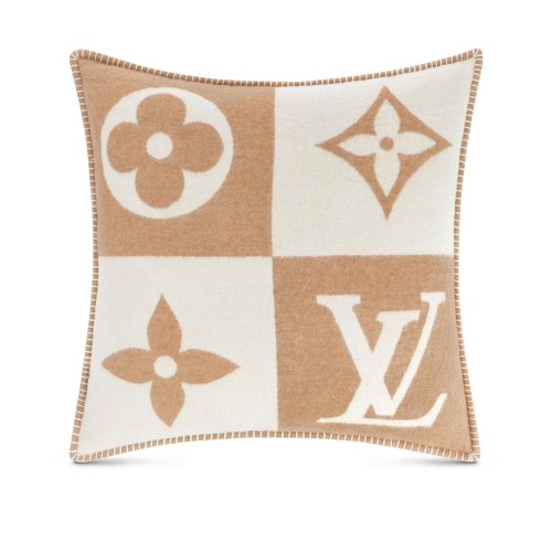 Louis Vuitton LV Checkmate Cushion - Art of Living - Sports and Lifestyle M77864 Beige