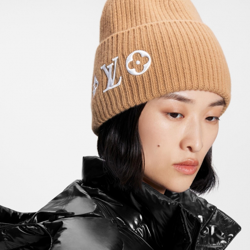 Louis Vuitton LV Headline Beanie - Women - Accessories M77871 Camel