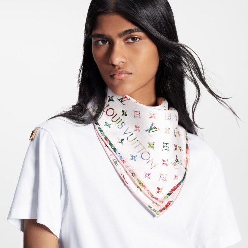 Louis Vuitton LV Garden Square 90 - Women - Accessories M77918 White