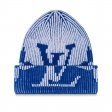 Louis Vuitton Rib Flower Beanie - Men - Accessories M78001 Blue