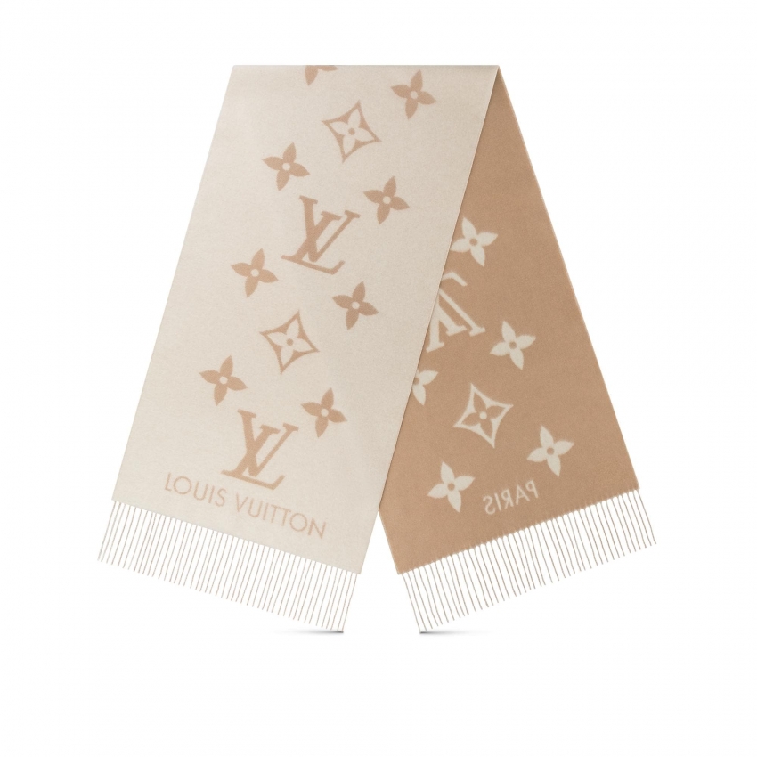 Louis Vuitton Reykjavik Scarf - Women - Highlights and Gifts M78123 Beige Clair