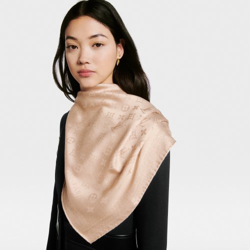 Louis Vuitton Starlight Jacquard Shawl - Women - Accessories M78213 Champagne
