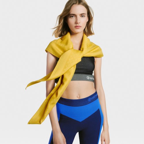 Louis Vuitton Evermore Shawl - New - For Women M78236 Yellow