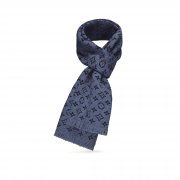 Louis Vuitton Monogram Classic scarf - Men - Accessories M78525 Navy Blue