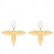 Louis Vuitton Louisette Stud Earrings in Gold - Women - Accessories M80267