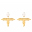 Louis Vuitton Louisette Stud Earrings in Gold - Women - Accessories M80267