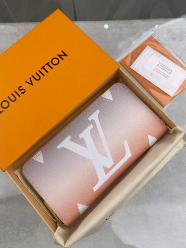 Louis Vuitton Zippy Wallet Autres Toiles Monogram in Mist - Small Leather Goods M80359