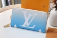 Louis Vuitton Zippy Wallet Autres Toiles Monogram in Blue - Small Leather Goods M80360