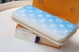 Louis Vuitton Zippy Wallet Autres Toiles Monogram in Blue - Small Leather Goods M80360