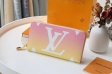 Louis Vuitton Zippy Wallet Autres Toiles Monogram in Light Pink - Small Leather Goods M80361