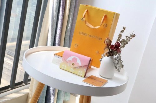 Louis Vuitton Victorine Wallet Autres Toiles Monogram in Light Pink - M80388