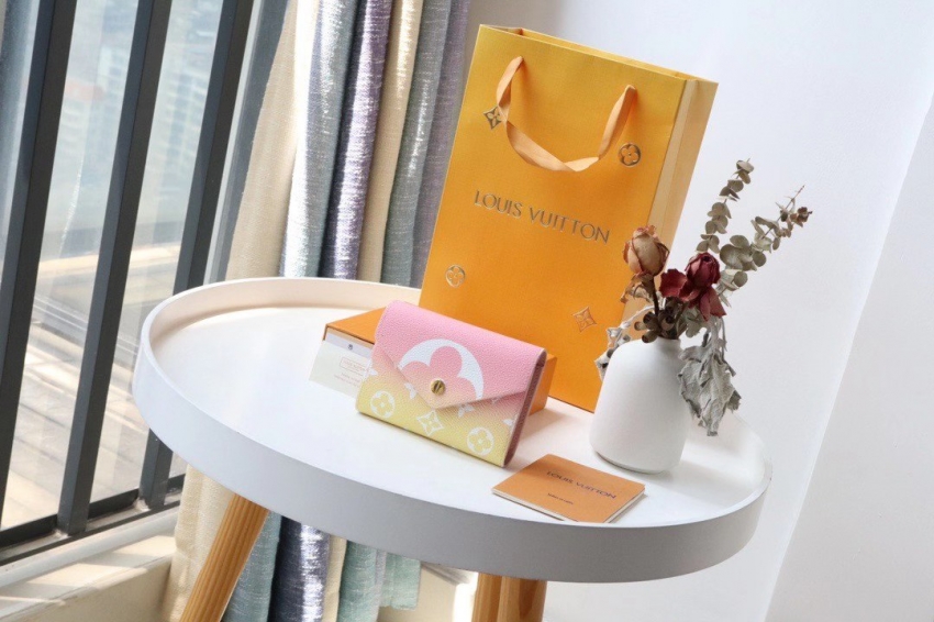 Louis Vuitton Victorine Wallet Autres Toiles Monogram in Light Pink - M80388