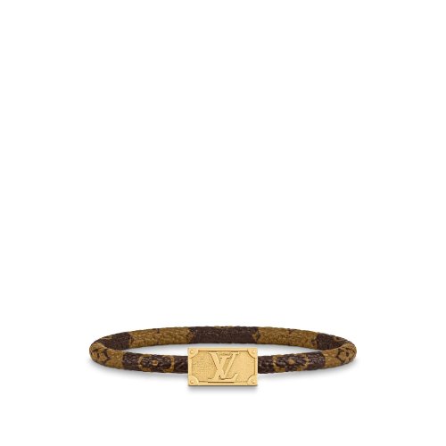Louis Vuitton Keep It Trunk Bracelet Monogram in Brown - Men - Accessories M8039D