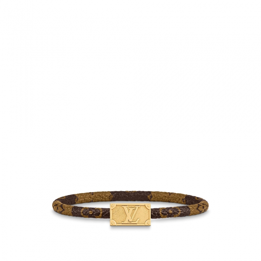 Louis Vuitton Keep It Trunk Bracelet Monogram in Brown - Men - Accessories M8039D
