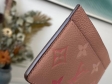 Louis Vuitton Card Holder Monogram Empreinte Leather in Rose - M80401