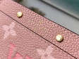 Louis Vuitton Card Holder Monogram Empreinte Leather in Rose - M80401