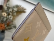 Louis Vuitton Card Holder Monogram Empreinte Leather in Beige - M80401BG
