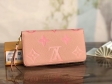 Louis Vuitton Zippy Wallet Monogram Empreinte Leather in Rose - Small Leather Goods M80403