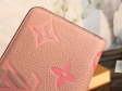 Louis Vuitton Zippy Wallet Monogram Empreinte Leather in Rose - Small Leather Goods M80403