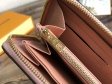 Louis Vuitton Zippy Wallet Monogram Empreinte Leather in Rose - Small Leather Goods M80403